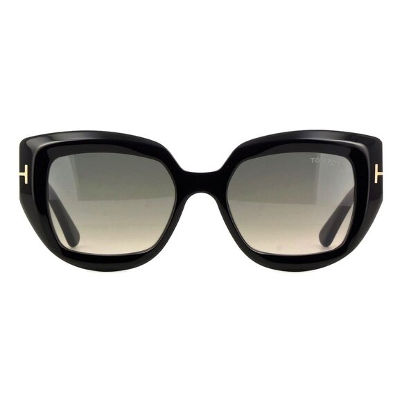 New TOM FORD Saltzman Black Square FT1192/S 01B Sunglasses Women - Picture 2 of 4